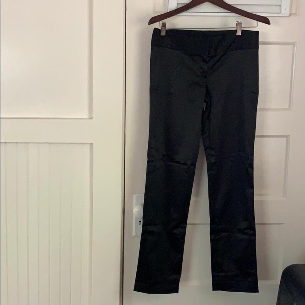 Theory Black Straight Leg Pants